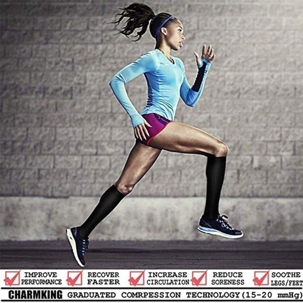 1 Đôi Vớ Nén Unisex Co Giãn Chất Lượng Cao Bảo Vệ Giảm Đau