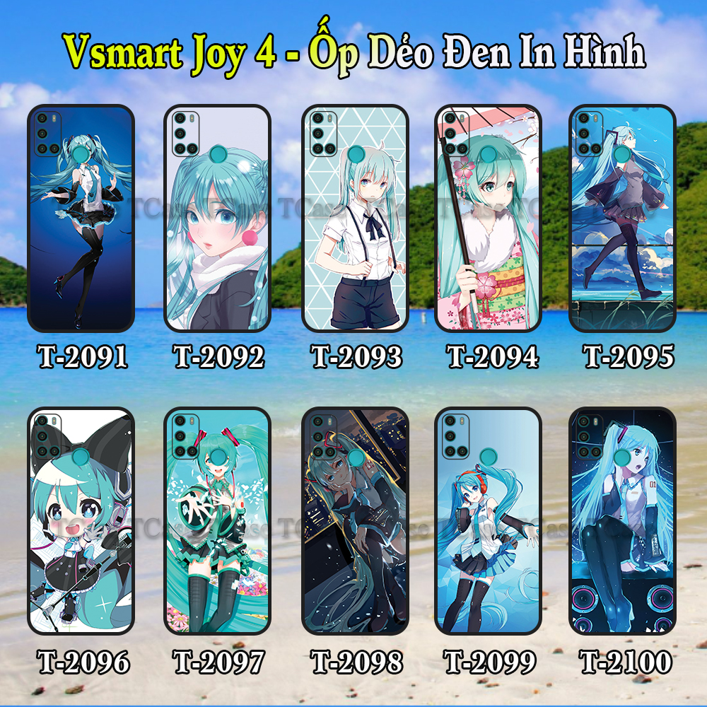 Ốp lưng Vsmart Joy 4 dẻo đen in hình One Piece