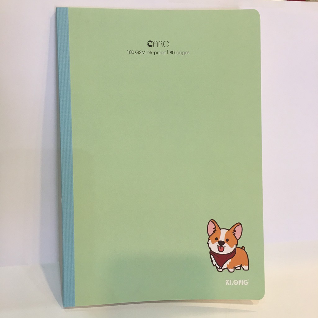 Vở Caro B5 80tr màu pastel Klong 834