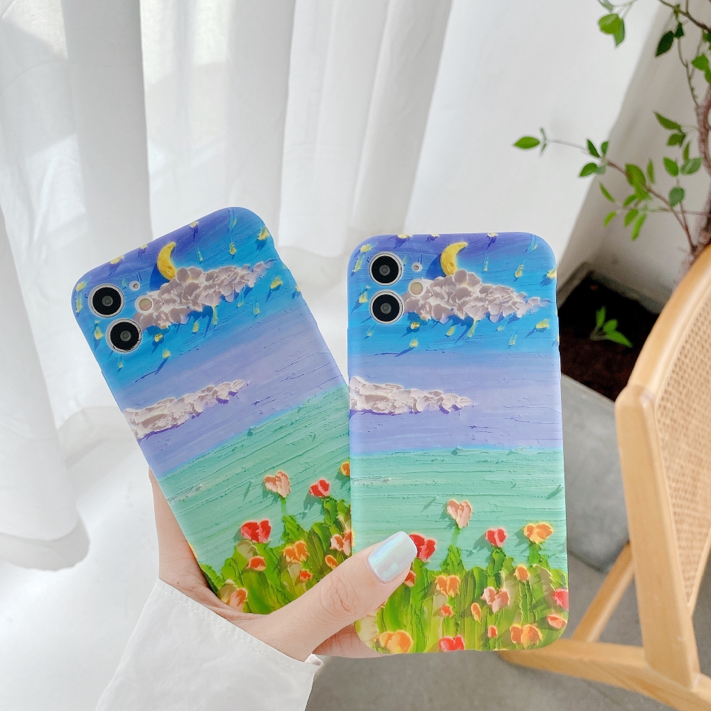 for iPhone 12 Pro Max 12 mini Ốp lưng mềm in hình tranh sơn dầu độc đáo cho iPhone SE 2 2020 11 11Pro Max XS Max XR XS 7 8 Plus | BigBuy360 - bigbuy360.vn