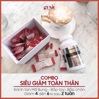 Combo siêu giảm cân + huỷ mỡ bụng genie hàn quốc