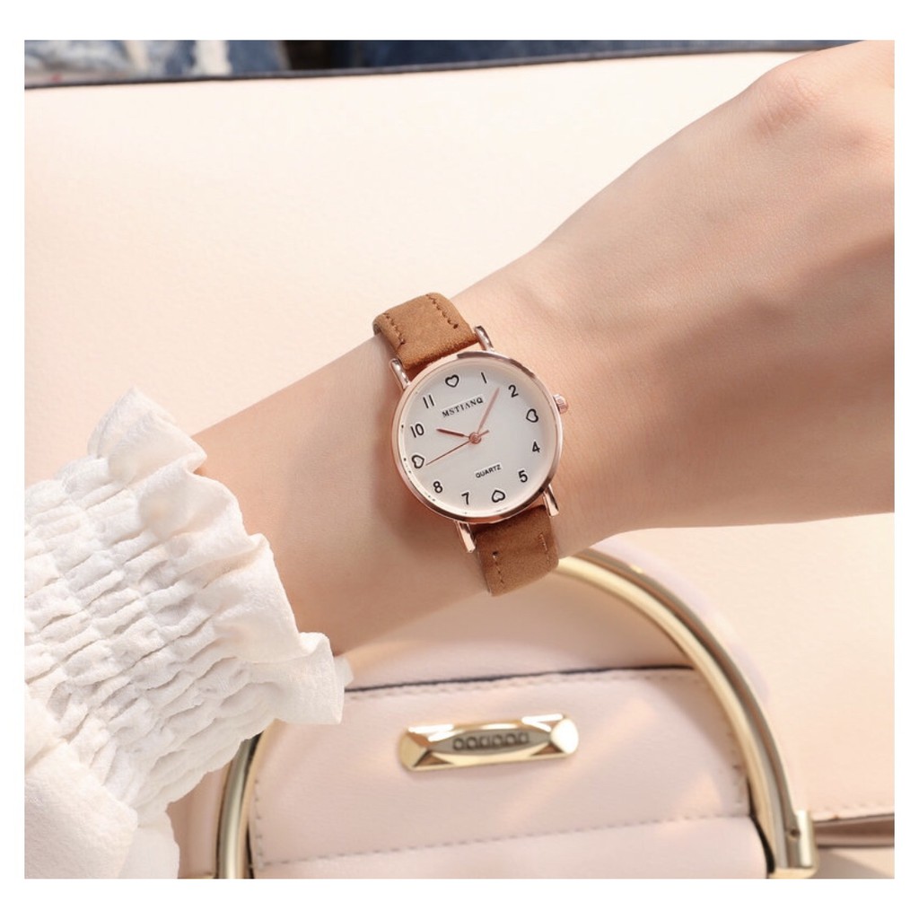 ĐỒNG HỒ NỮ DÂY DA MSTIANQ TRÁI TIM SIÊU HOT | BigBuy360 - bigbuy360.vn