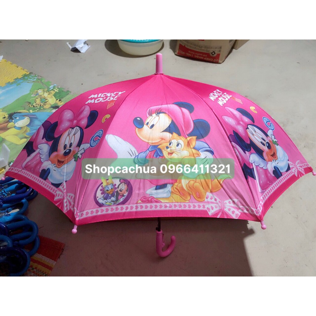 [ Loại To 93cm ] Ô Dù Che Mưa Cho Bé Hàng Loại 1, Ô Che Mưa Siêu Nhân Elsa Mickey