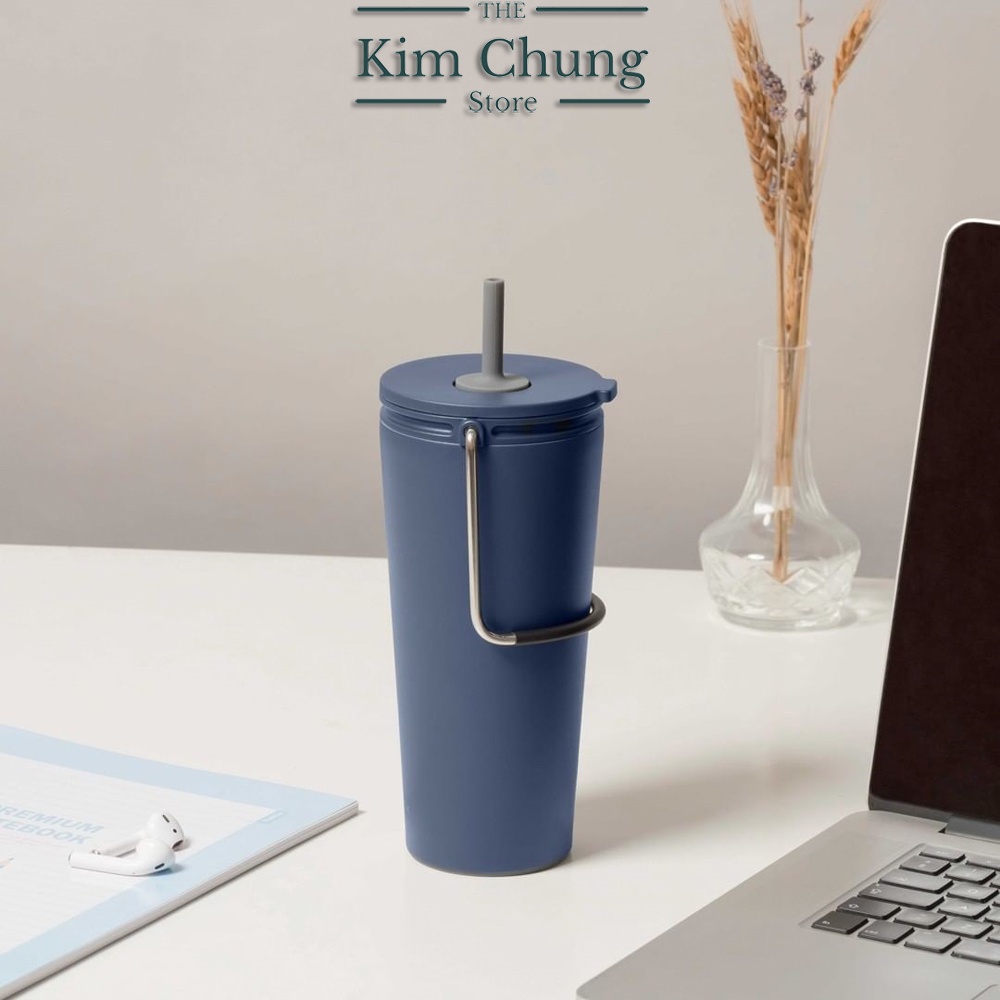 Bình Giữ Nhiệt Có Ống Hút Lock&Lock Bucket Tumbler LHC4268 540ml - Hàng chính hãng