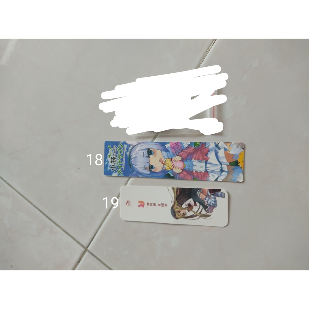 Bookmark, Postcard Anime Light Novel