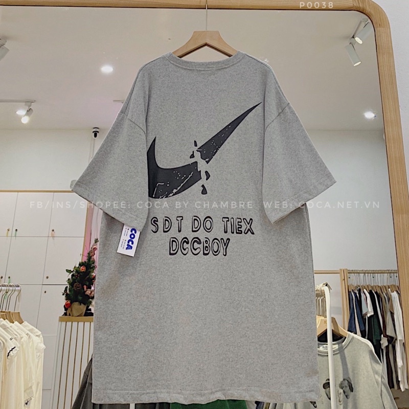 [P0038]✔️ Áo thun áo phông cotton mặt lông dày in SDT form rộng unisex (Có sẵn/ảnh thật)