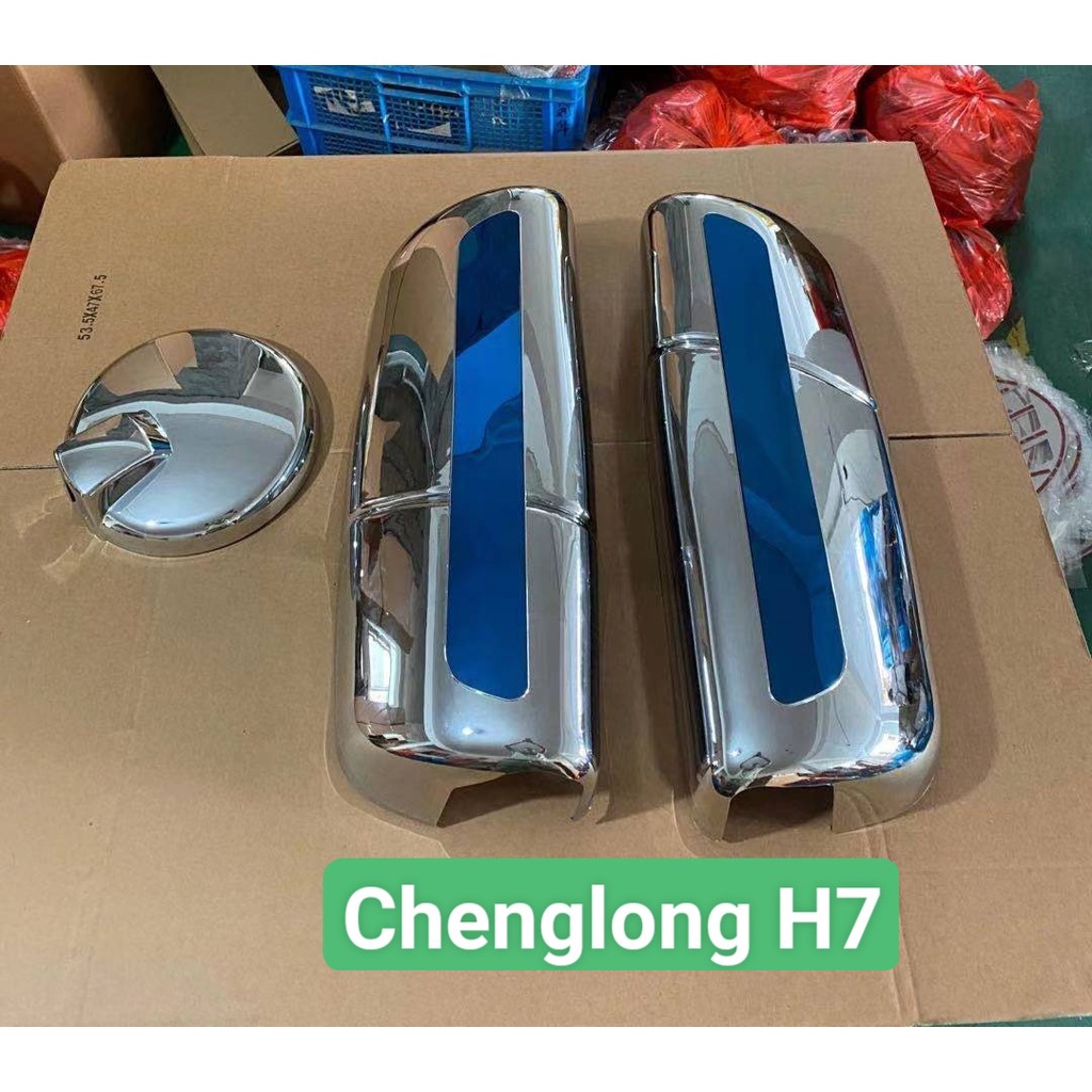 Ốp gương xe tải mạ crom cao cấp