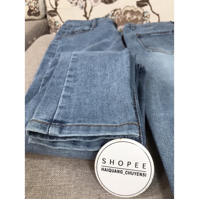 QUẦN JEAN SKINNY HAIQUANG CẠP CAO TÔN DÁNG CHẤT CO DÃN SIÊU MỀM TÔN DÁNG -MÃ HQ01