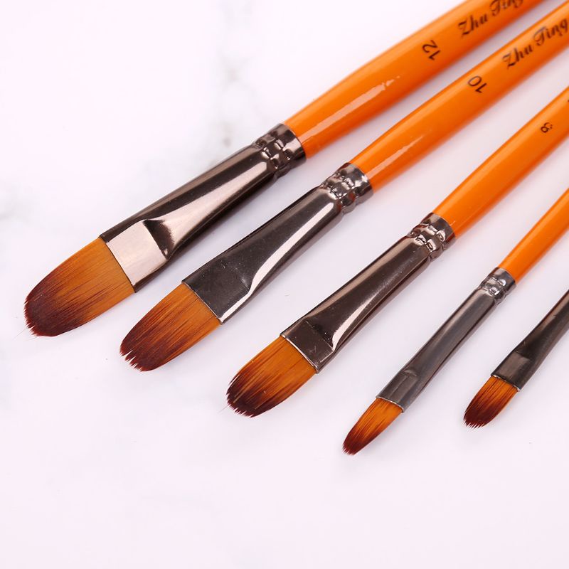 Set 5 Cọ Vẽ Tranh Đa Năng Cho Người Mới Bắt Đầu