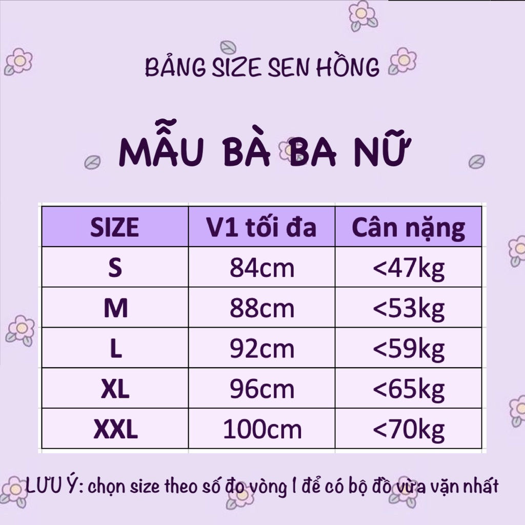 Bà Ba xinh # đồ lam đi chùa # mẫu bà ba vải đũi chun thêu hoa sen 3D # đồ bộ nữ 033 đũi