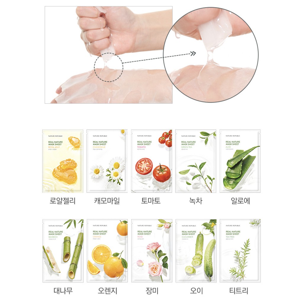 Mặt nạ Nature Republic Real Nature Mask Sheet