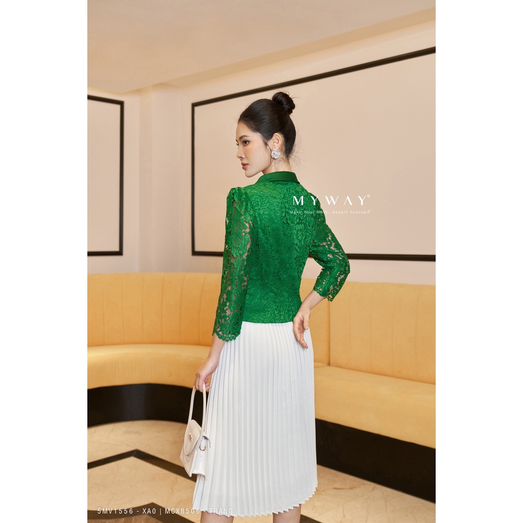 Áo Kiểu Nữ MY WAY Dài Tay Bồng Dáng Ôm Sang Chảnh 5MV1556