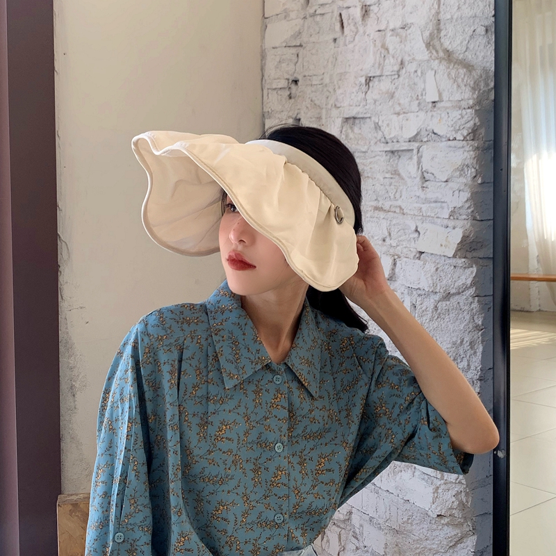 Nón Vành Chống Tia Cực Tím Phong Cách Hàn Quốc Cho Nữ