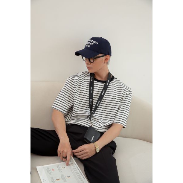 [PAPER STUDIO] Áo thun nam sọc ngang tay ngắn basic | BigBuy360 - bigbuy360.vn