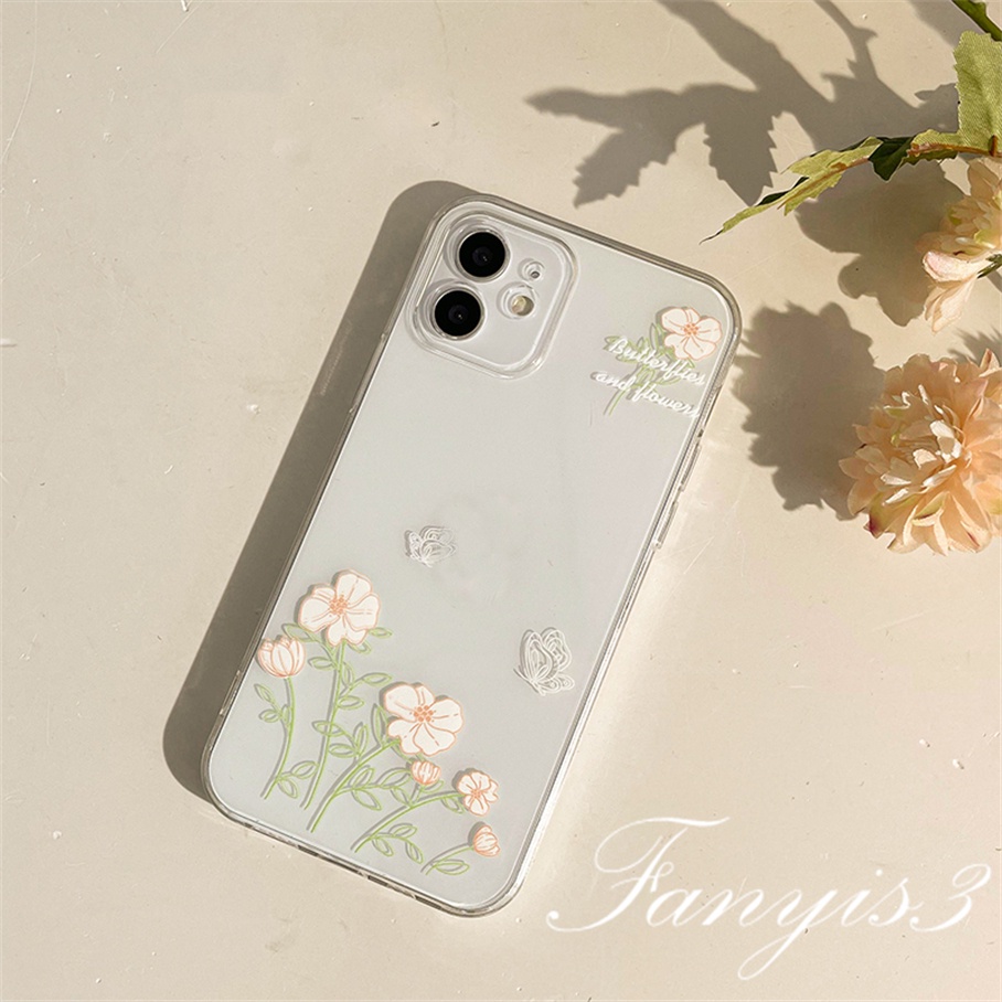 Ốp Điện Thoại tpu Mềm Họa Tiết Hoa Cúc Đơn Giản Cho iphone 15 14 13 12 11 pro max x xr xs max 8 7 6 6s plus se 2020