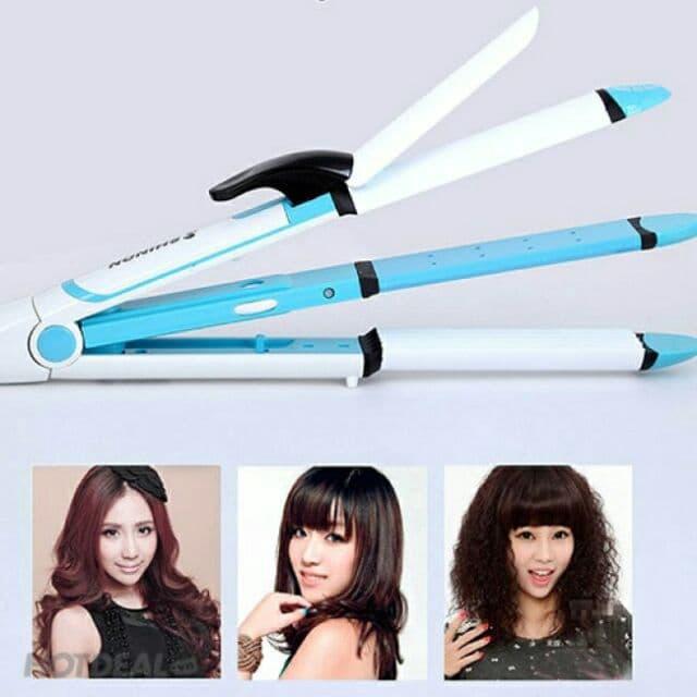 Máy Bấm Phồng, Uốn, Duỗi Tóc 3 Trong 1