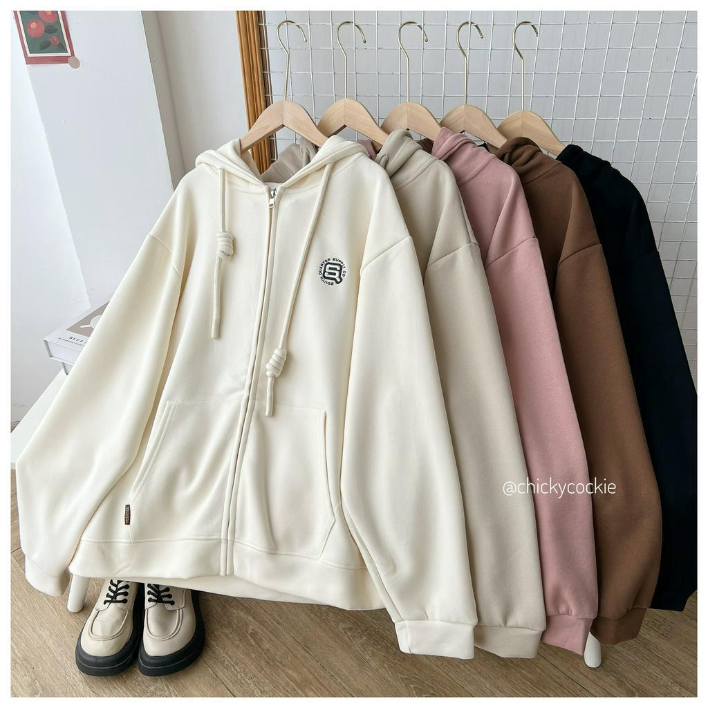 Áo khoác nỉ logo chữ S