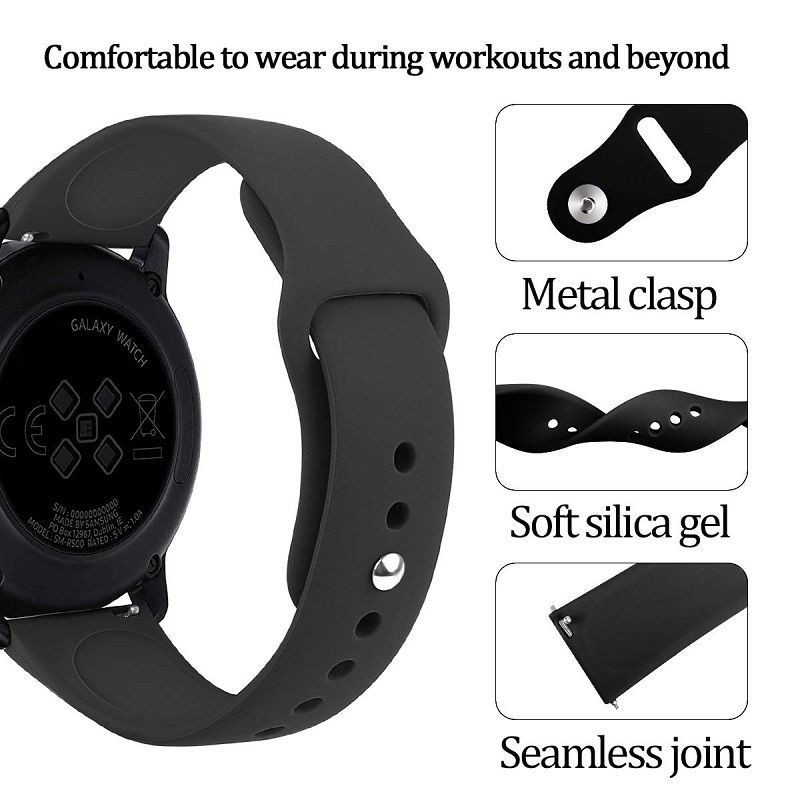 Silicone Dây Đeo Silicon Mềm 20mm Cho Đồng Hồ Thông Minh Xiaomi Huami Amazfit Bip Bit Lite Youth