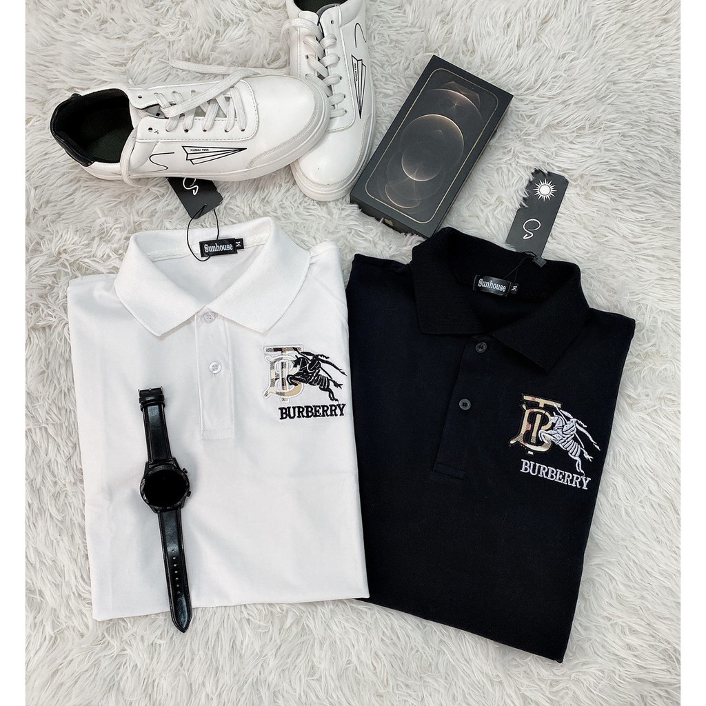 Áo Thun Nam Tay Ngắn Thêu Họa Tiết Lịch Lãm, Sang Trọng | BigBuy360 - bigbuy360.vn