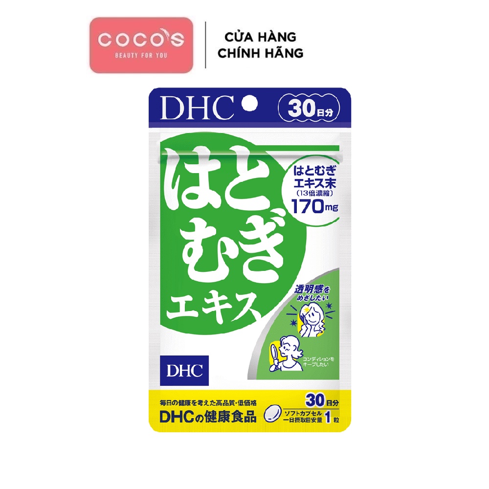 Viên uống Sáng Da DHC Nhật Bản Adlay Extract 30 Ngày (30 Viên)