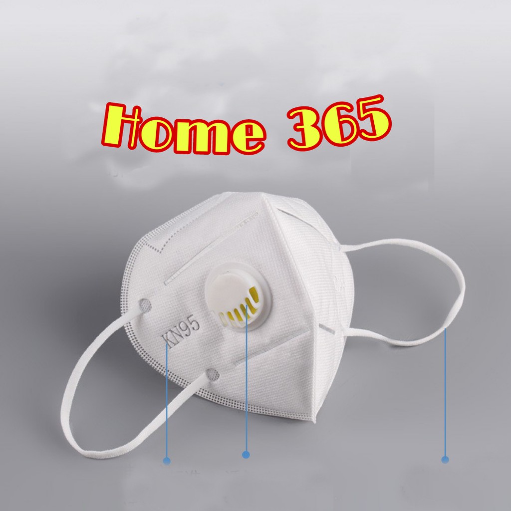 Khẩu trang N95, Khẩu trang KN95 có van thở, kháng khuẩn, chống bụi mịn, tránh lây bệnh hô hấp | BigBuy360 - bigbuy360.vn