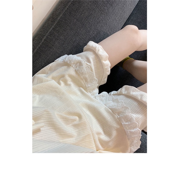 Bộ đồ ngủ ngắn tay chất liệu cotton thời trang mùa hè cho nữ