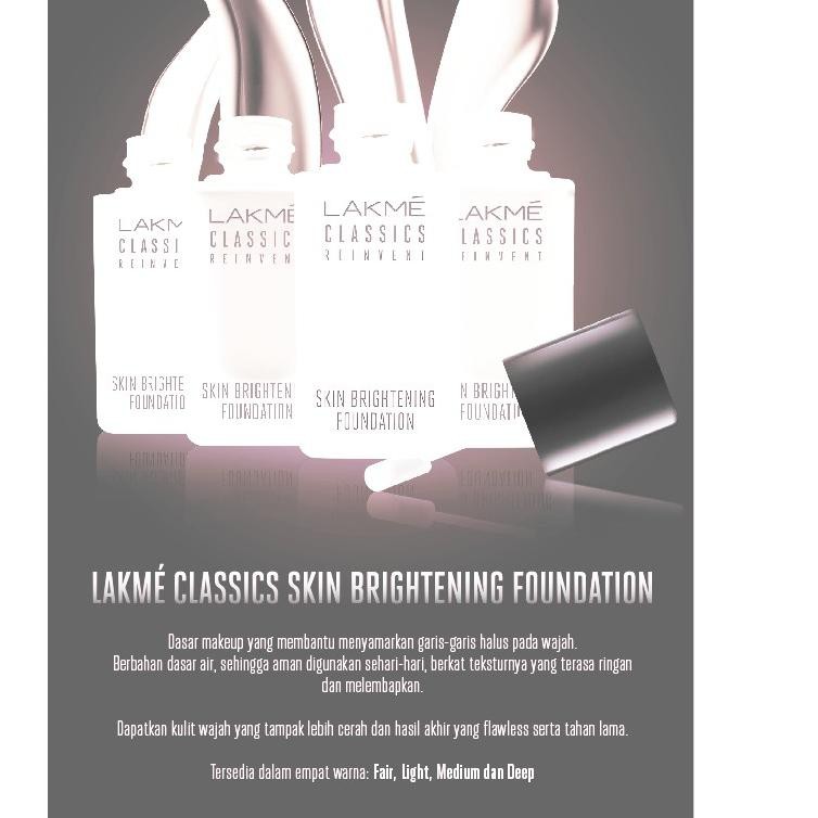 (hàng Mới Về) Kem Nền Làm Sáng Da Lakme Cổ Điển Tuyệt Vời Độc Đáo | BigBuy360 - bigbuy360.vn