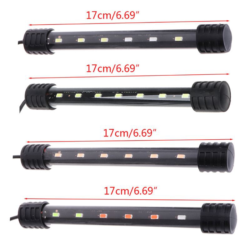 Ống đèn LED 3.5W thả chìm kháng nước dùng trang trí bể cá phích cắm EU