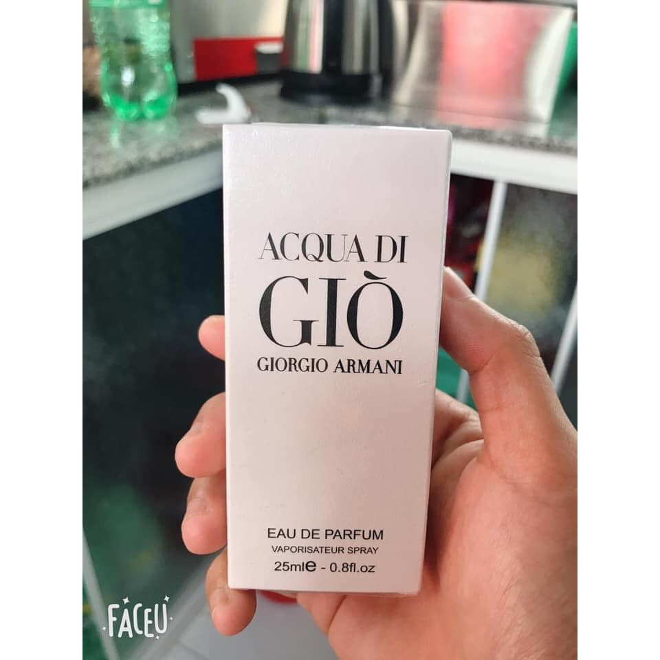 Nước Hoa Nam 𝐀𝐂𝐐𝐔𝐀 𝐃𝐈 𝐆𝐈𝐎̀ Chính Hãng Hparfum Xịt 25ml