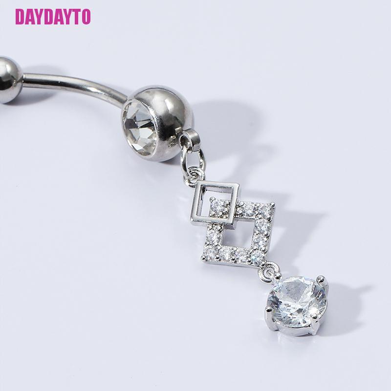 1 Khuyên Rốn Hình Bướm Đính Pha Lê Helix