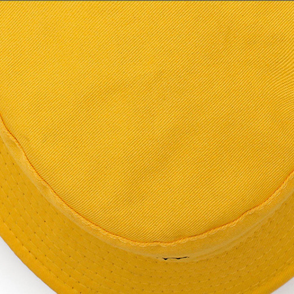 Nón Vành Tròn Bằng Cotton Chống Nắng Thêu Họa Tiết Hai Mặt Thời Trang Mùa Hè Cho Unisex