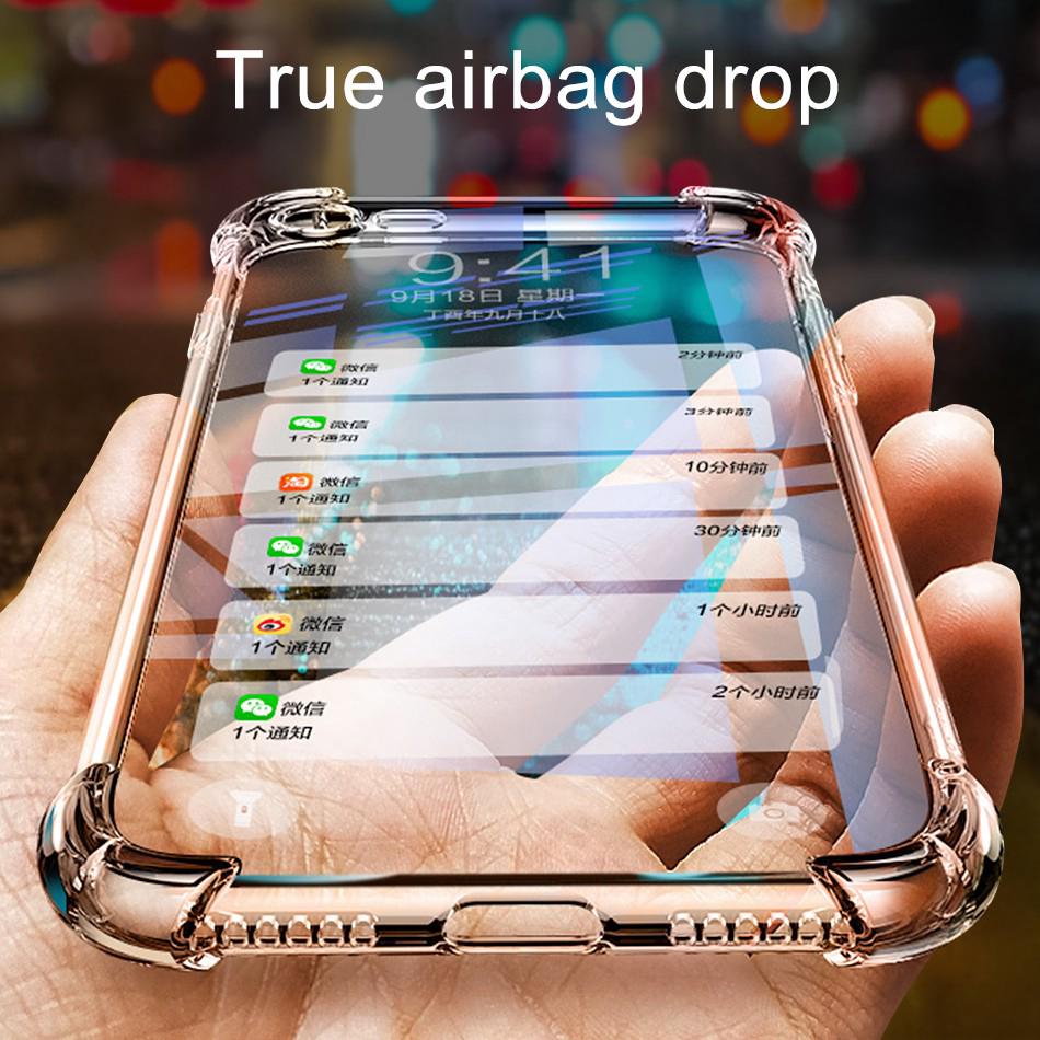 Ốp Điện Thoại Túi Khí Trong Suốt Cho iPhone XS Max X 6s XR 7 8 6 Plus 5 5s SE 11 11pro 11promax 12 12 Pro