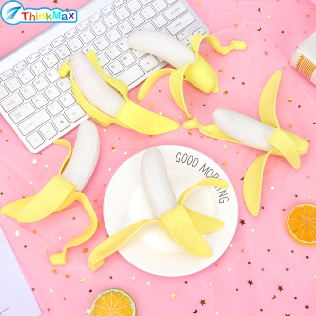 Thinkmax THINKMAX Hàng Có Sẵn Đồ Chơi Squishy Hình Trái Chuối Bóp Xả Stress