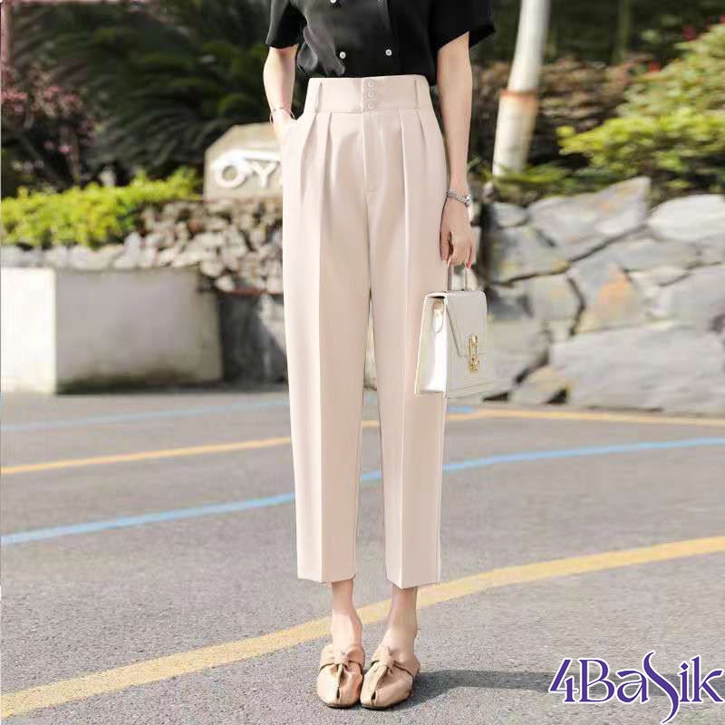 Quần baggy cạp bản to 3 khuy siêu Hot - 4BASIC -QBG03K