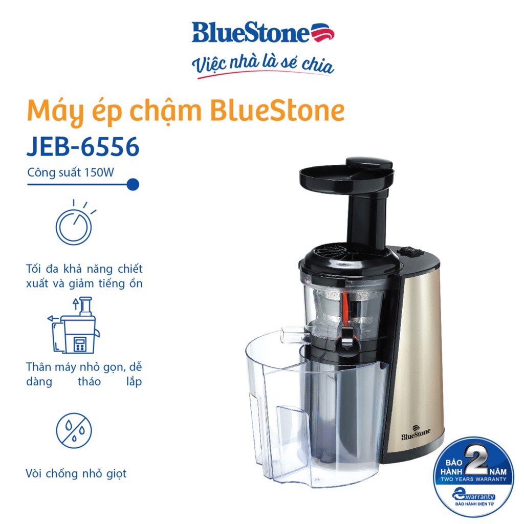 Máy Ép Chậm BlueStone SJB-6556 - Hàng chính hãng - Bảo hành 24 tháng