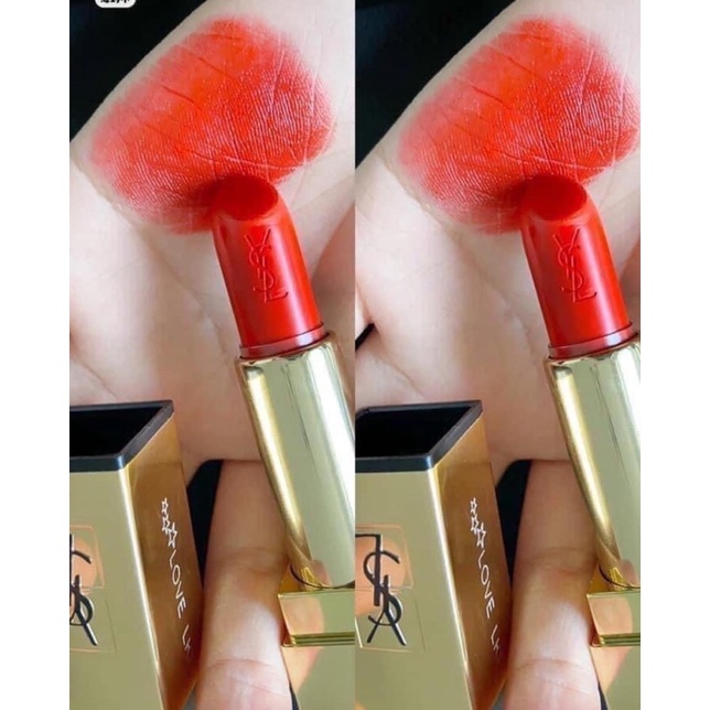 Son môi màu cam đỏ YSL13 mini auth 100%