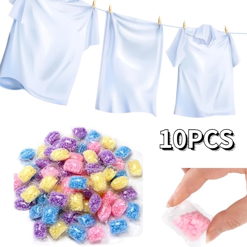 10 Hạt Thơm Giặt Quần Áo Tiện Lợi