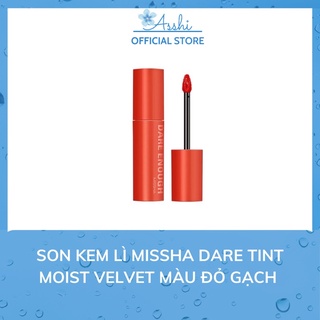 Son Kem Lì Missha Dare Tint Moist Velvet Màu 196 - Màu Đỏ Gạch
