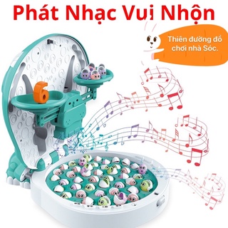 Đồ chơi câu cá có cân toán học( 45 con cá , 2 cần câu, 12 thẻ học, số 1-10,sạc..)