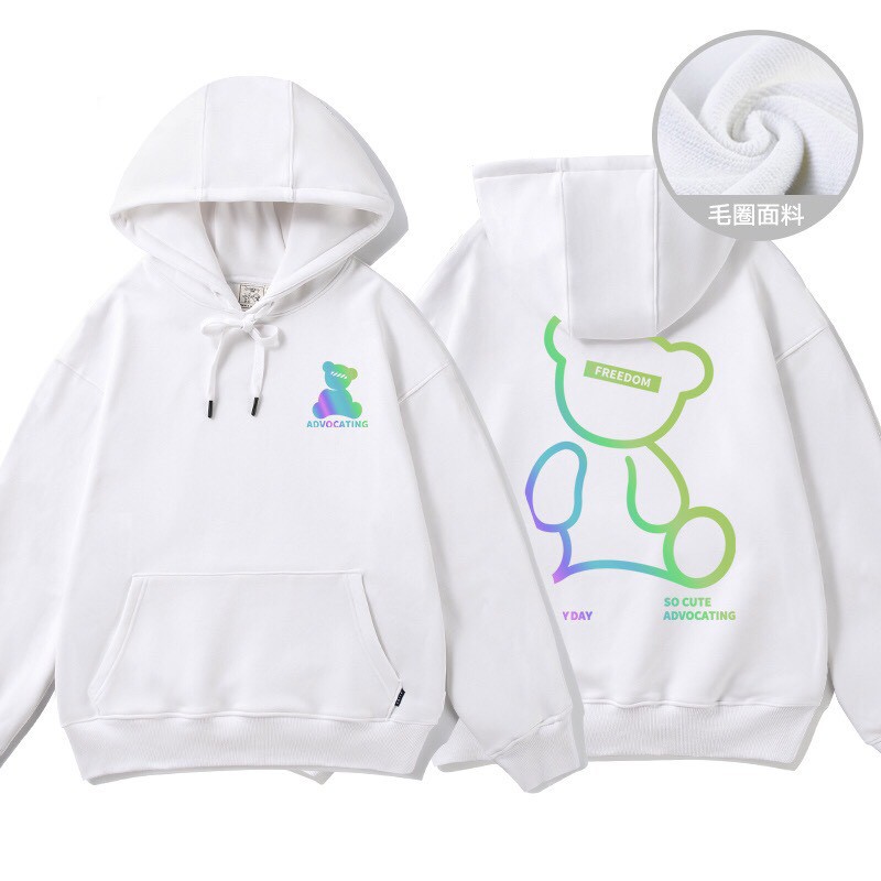 Áo Hoodie In Hình Phản Quang Gấu Cưng | BigBuy360 - bigbuy360.vn