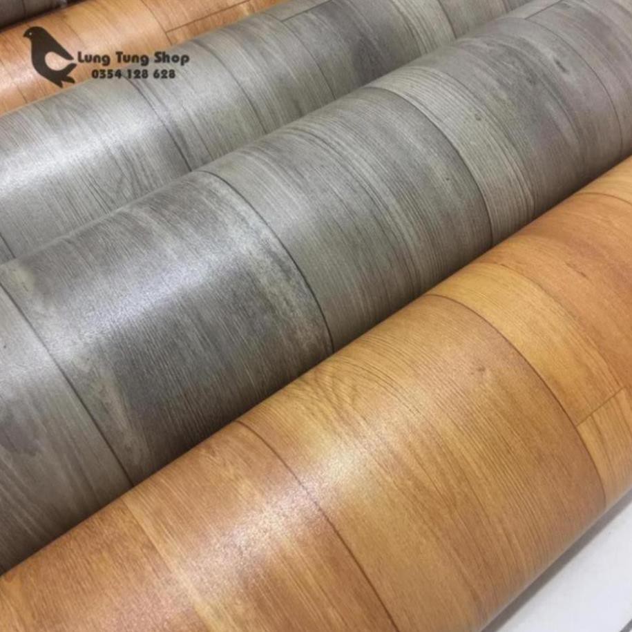 Thảm nhựa trải sàn giả gỗ - simili vân gỗ nâu