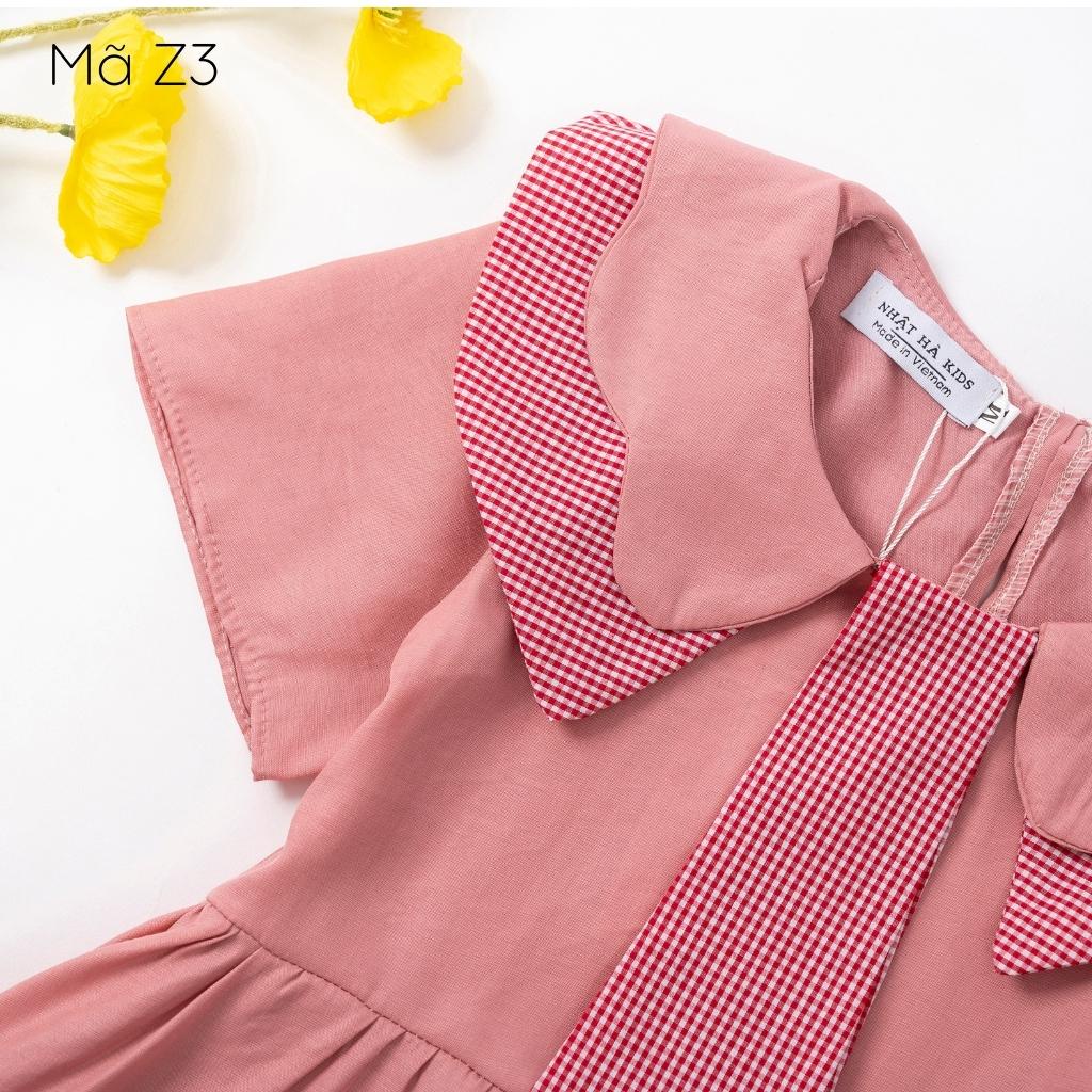 Váy bé gái Z3 mùa hè siêu mát thấm hút mồ hôi tốt size đại từ 12-43kg