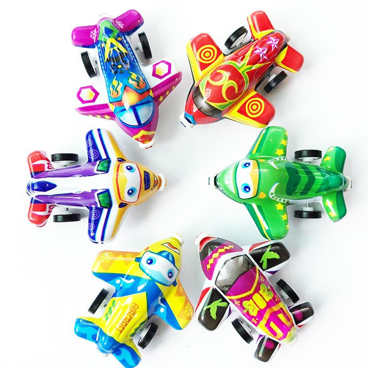 Đồ chơi mô hình máy bay mini chạy đà nhiều màu sắc cho bé thỏa thích vui chơi