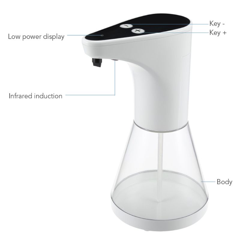 Bình Đựng Xà Phòng Cảm Ứng Tự Động Thể Tích 480ml