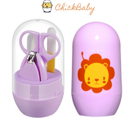 [BỘ 4 MÓN] Bấm móng tay cho bé sơ sinh trẻ em cao cấp Kiểu NHẬT - ChickBabyshop