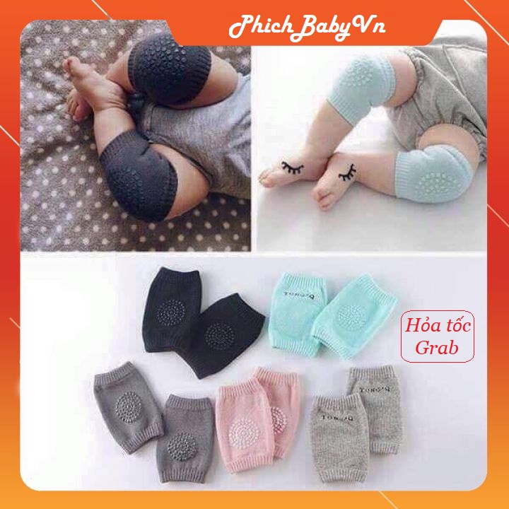 Tất bọc bảo vệ đầu gối cho bé tập bò chống trượt an toàn, Vớ bọc đầu gối