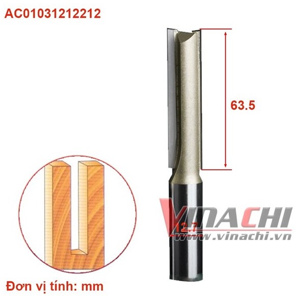 MŨI LẤY NỀN DÀI TIDEWAY AC0103 CỐT 12.7MM -  1 MŨI