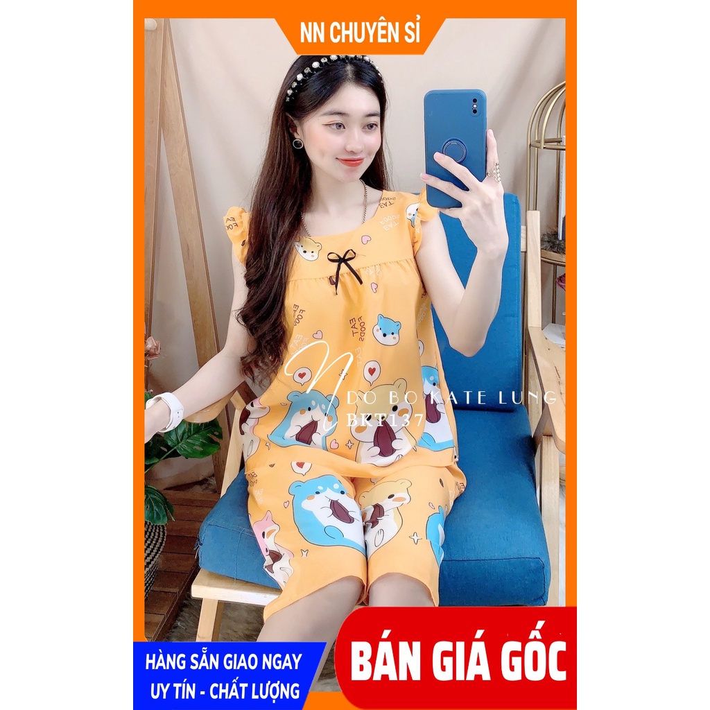 Đồ bộ kate lửng bèo cực xinh BKT ⚡Ảnh thật⚡ Đồ bộ nữ ⚡ Đồ bộ mặc nhà