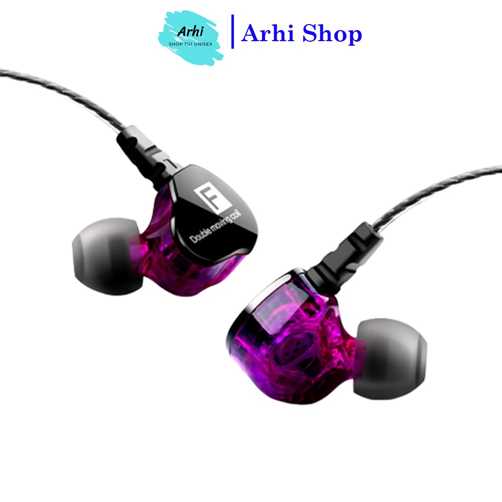 Tai Nghe Gaming Nhét Tai Cao Cấp Âm Thanh Chống Ồn Cực Tốt Bass Khủng F910 Arhi Shop