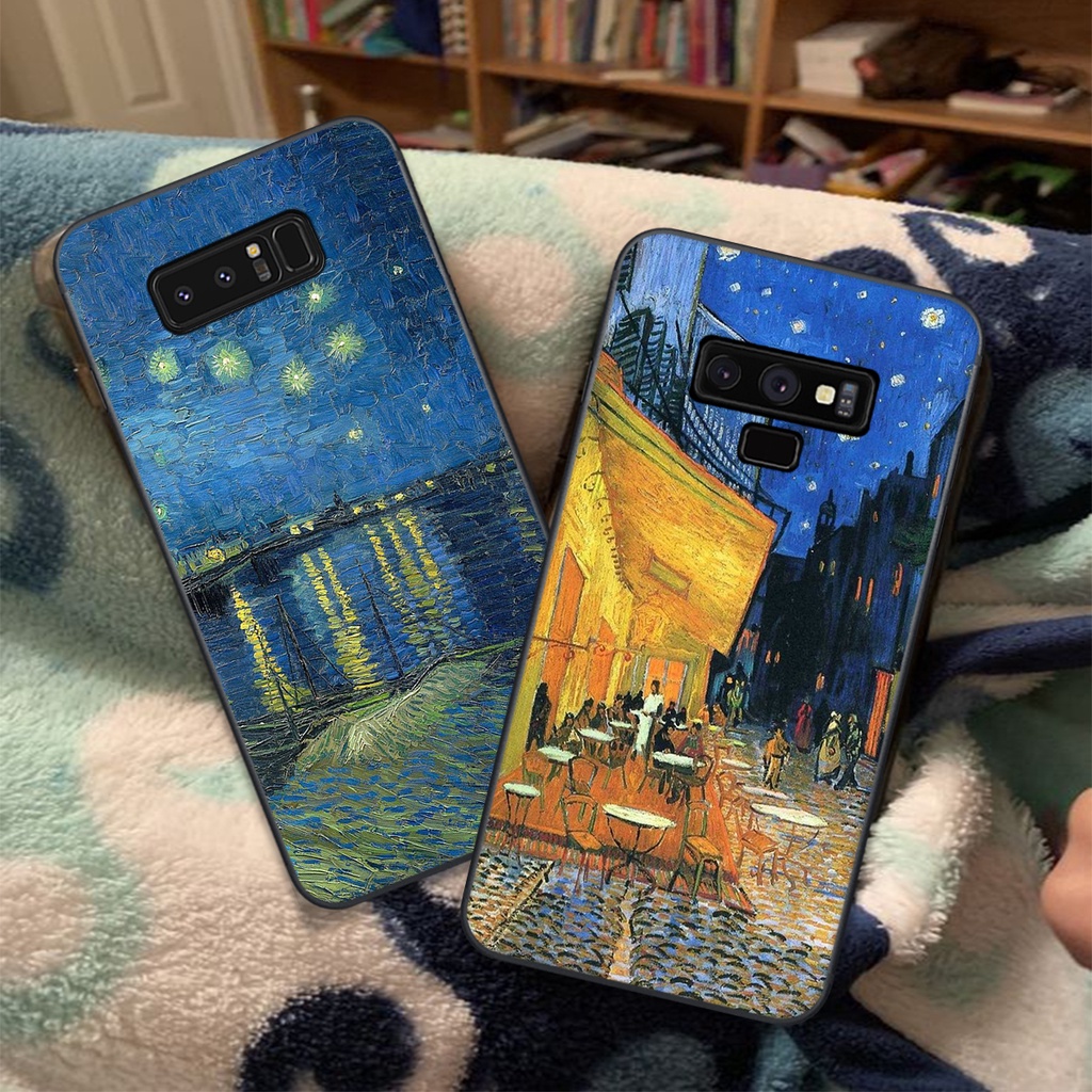 Bộ ốp lưng Samsung Note 8 / Note 9 in tranh V.Gogh đầy nghệ thuật, diệu kỳ. Ốp lưng SS chính hãng RẺ - BỀN - ĐẸP